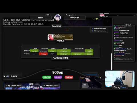 FlyingTuna | S3RL - Bass Slut (Original Mix) [Intense Ecstasy] +HDDT (9.81*) 97.04% 3miss | 902pp