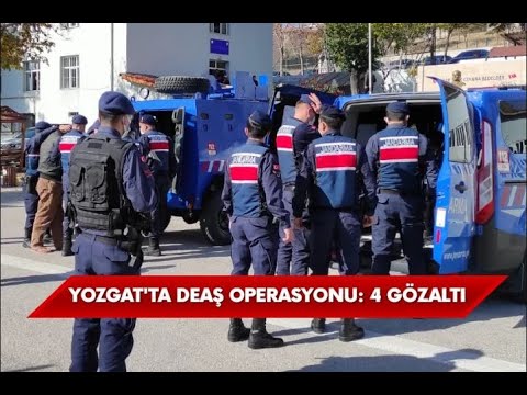 Yozgat'ta DEAŞ operasyonu: 4 gözaltı