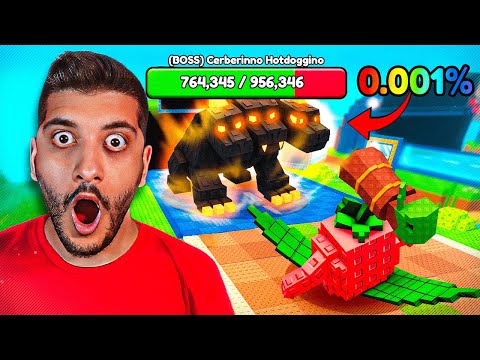 HO BATTUTO il NUOVO BOSS su PIANTE vs BRAINROTS! ROBLOX ITA