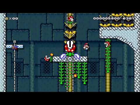 Ferocious Flora Fortress by Cedriceent - Super Mario Maker 2 - No Commentary 1ca