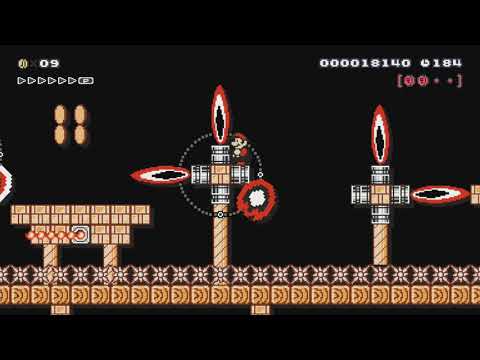 3-4 Sizzle Temple by Farts R Us - Super Mario Maker - No Commentary 1bm