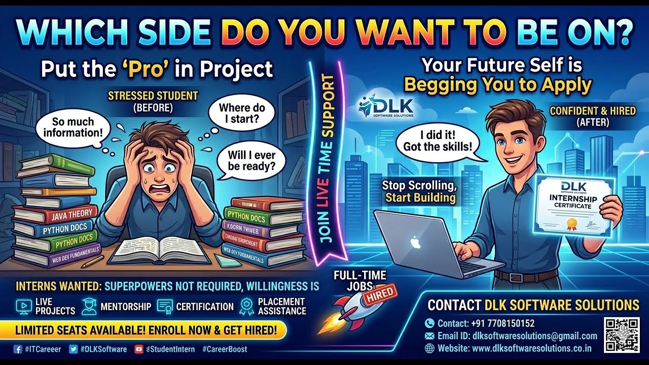 Internship: Java | Python | Artificial Intelligence (AI) | React JS | Embedded Systems | 2026