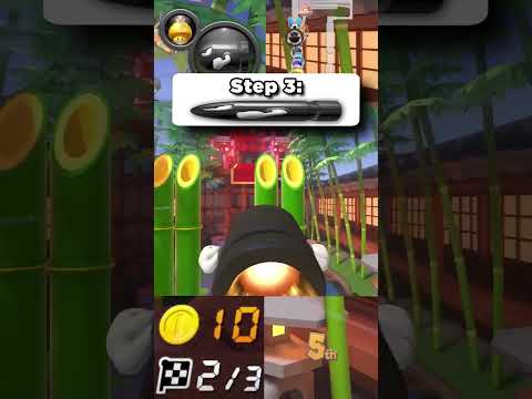 How to WIN on Ninja Hideaway! | Mario Kart 8 Deluxe #shorts