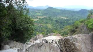 Sri Lanka,ශ්‍රී ලංකා,Ceylon,Waterfall,Cataract,Carved Rocks,Panorama