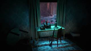 Zombie Apocalypse | Winter Hideout Cabin | Horror Ambience | ASMR