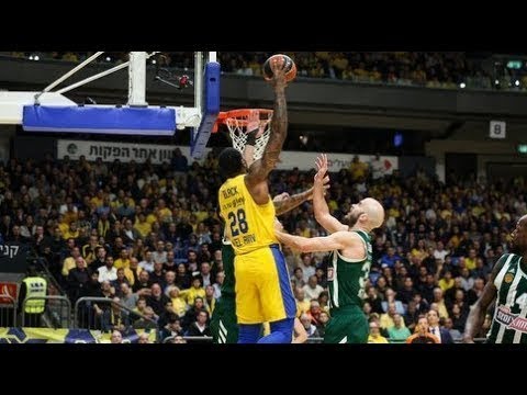 Tarik Black Highlights (9 Pts, 5 Reb, 12 Rack) VS Panathinaikos