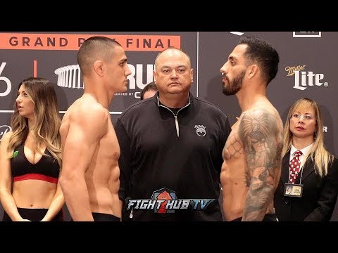 AARON PICO FACE TO FACE WITH HENRY CORRALES ONE DAY AWAY FROM BELLATOR 214 FIGHT