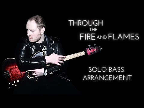 Thumbnail for DragonForce - Through the Fire and Flames (Fingerstyle Bass Guitar Cover) by Mike Hall