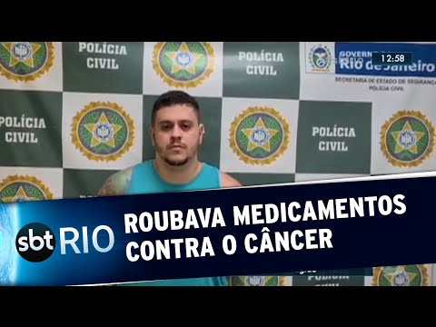 Polícia prende homem acusado de roubar medicamentos em tratamento contra o câncer