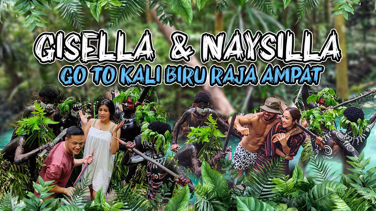 GISEL, NAYSILLA, SORAYA & FRIEND WELCOMED BY THE INDIGENOUS MAYAN TRIBE KALI BIRU RAJA AMPAT