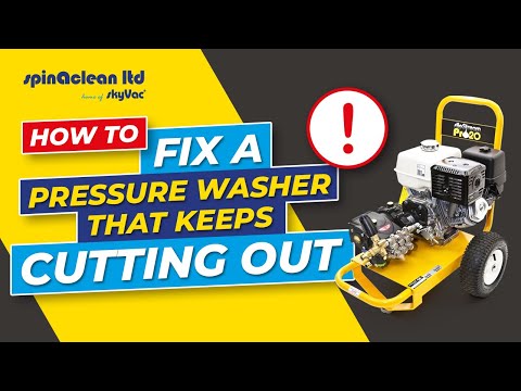 How to fix a pressure washer that keeps cutting out