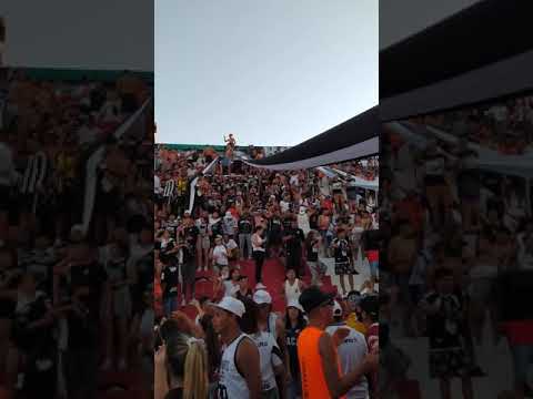 "Central Norte hinchada alentando hasta el final  vs Olimpo" Barra: Agrupaciones Unidas &bull; Club: Central Norte de Salta