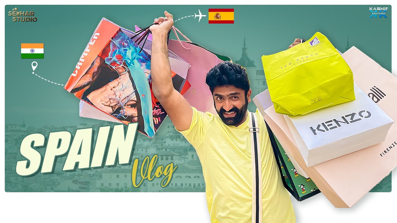SPAIN Vlog || Sahithi || Vinni || Sekhar Master || Sekhar Studio
