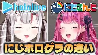 【にじホロの違い】にじさんじとホロライブのゲラの違い【にじさんじ/ホロライブ切り抜き】