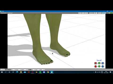 Gamora MMD Barefoot