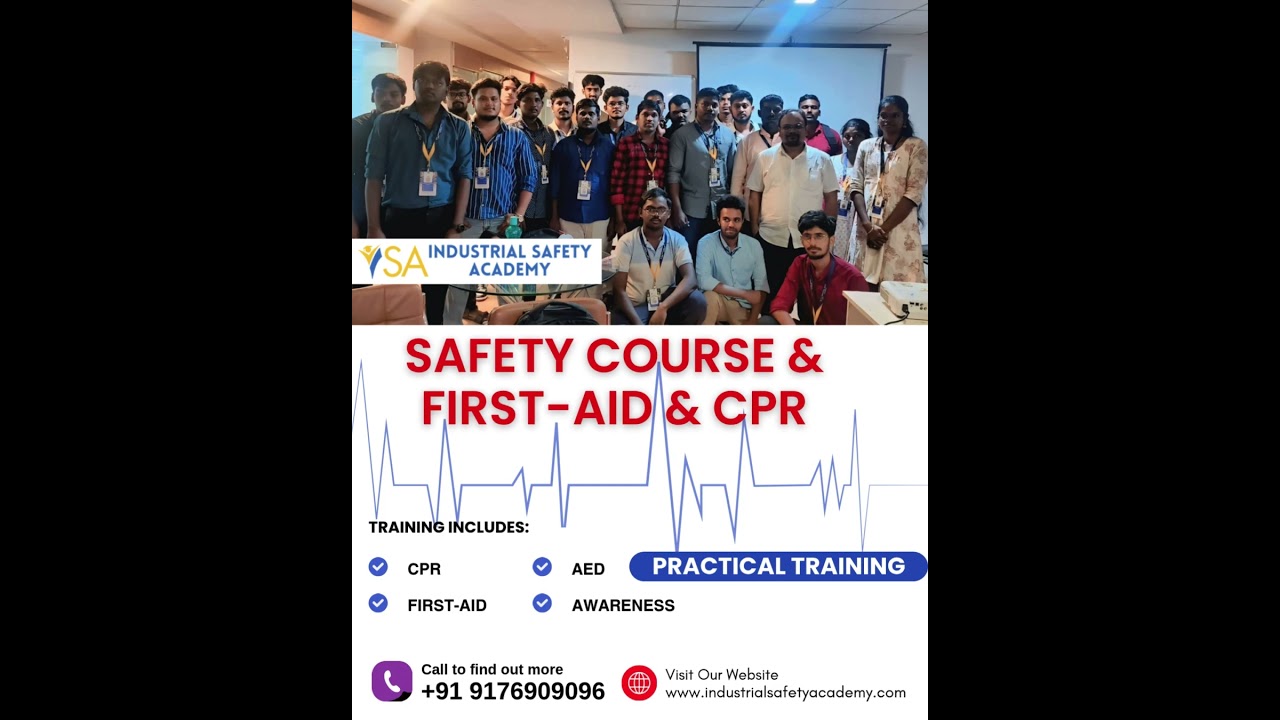 Safety Course in Chennai | First-Aid & CPR Practical Training - Industrial Safety Academy