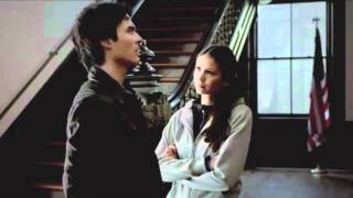 Damon talking to Elena, mocking Sadie from Awkward: you're welcome.