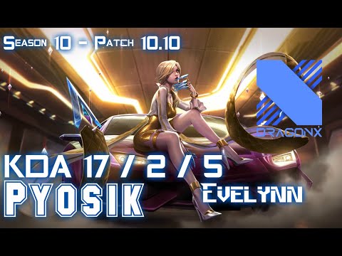 DRX Pyosik EVELYNN vs NIDALEE Jungle - Patch 10.10 KR Ranked