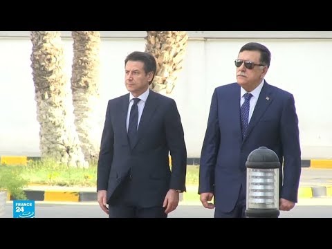 رئيس وزراء إيطاليا في طرابلس لبحث التعاون والعملية السياسية في ليبيا