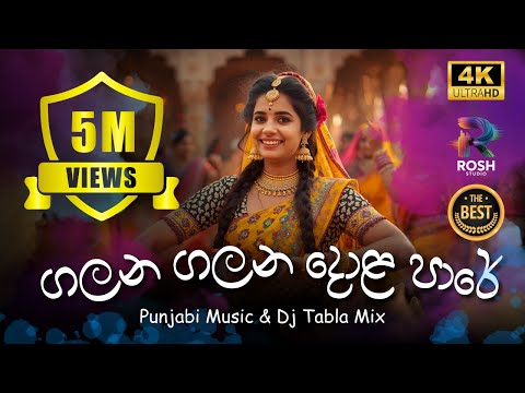 Galana Galana Dola Pare (ගලන ගලන දොළ පාරේ)  Lyrics Video | DJ Remix | 2025 Nirmala Ranatunga   🎧
