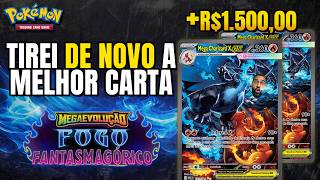 Puxei mais um Mega Charizard X EX SIR na segunda booster box de FOGO FANTASMAGÓRICO |