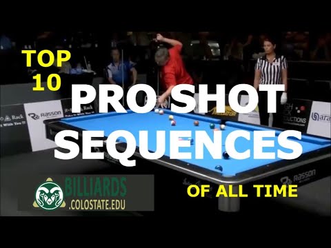 TOP 10 BEST Pro Pool SHOT SEQUENCES of All Time