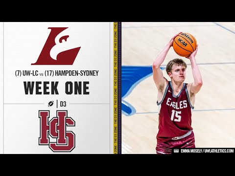 #7 UW-La Crosse vs. #17 Hampden-Sydney Highlights | D3 College Men's Basketball 2025