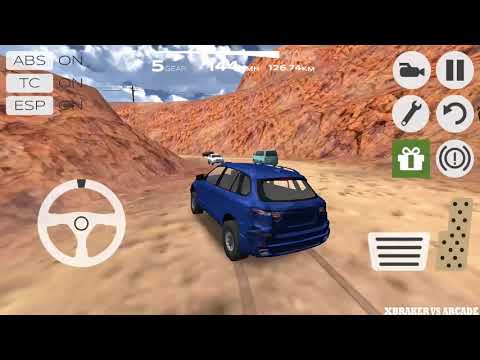 Extreme Suv Driving Simulator 2019: Blue SUV Driving Offroad Mountain 4x4 - Android GamePlay 3D