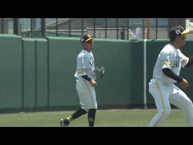 【ファーム】ホークス・牧原大成 初回から軽快な動きで好プレー!!  2023年5月21日 福岡ソフトバンクホークス 対 広島東洋カープ