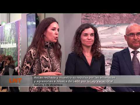 Ascav condena las amenazas y agresiones contra la Consejera de Turismo de Canarias