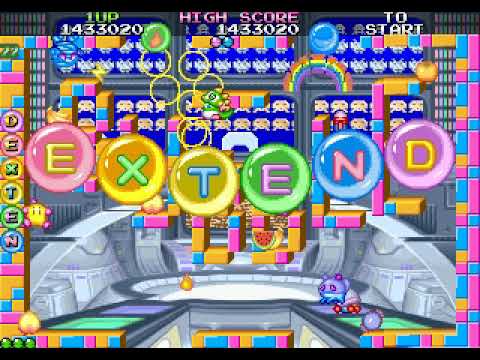 Bubble Bobble 2 (Arcade) - Complete Playthrough (Bad Ending)
