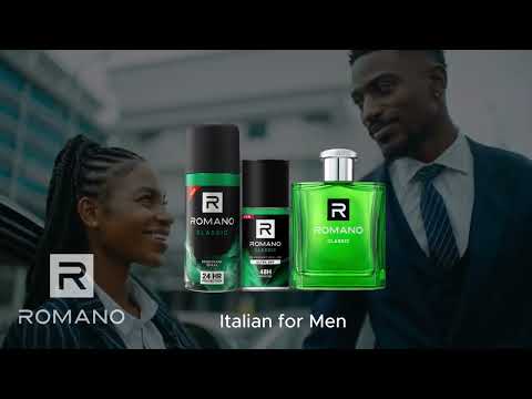 Romano, the fragrance of success. The gift that delivers confidence long after it’s unwrapped.