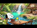 Snoopy’s Waterfall Café 🌿💦  Chill Lofi Beats for Relax, Study & Cozy Morning Vibes DEFAULT Thumbnail