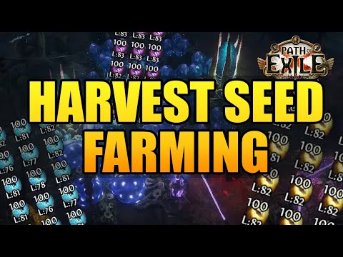 Target Farming Harvest Seeds for Huge Profits (Over 900c/hr) - Path of Exile Currency Farming Guide