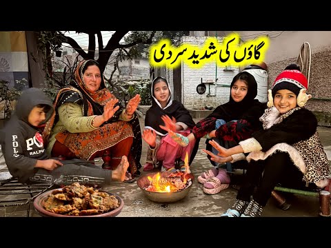 Extreme Cold And Village Life | Our Dream Home | Pkora Parti | Village Life | Village Sham
