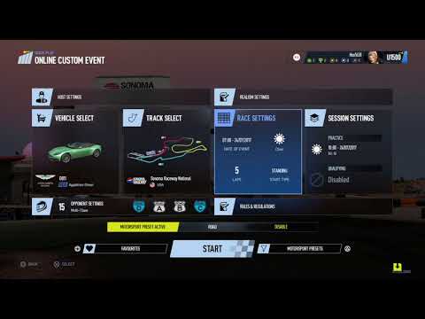 Project CARS 2 Multiplayer Settings