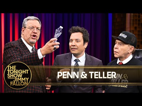 Penn & Teller Perform a 50th Anniversary Magic Trick with Jimmy's Credit Card (Extended)