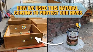 We Used This Natural Coating to Protect Our Hives