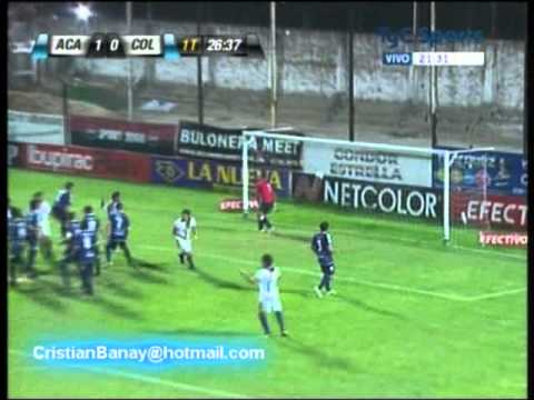 Acassuso 2 Colegiales 1 Primera B Metro 2011/12 Los goles (28/2/2012)