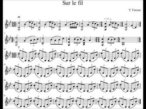 download lagu mp3 mp4 Sur Le Fil Yann Tiersen Partition, download lagu Sur Le Fil Yann Tiersen Partition gratis, unduh video klip Sur Le Fil Yann Tiersen Partition
