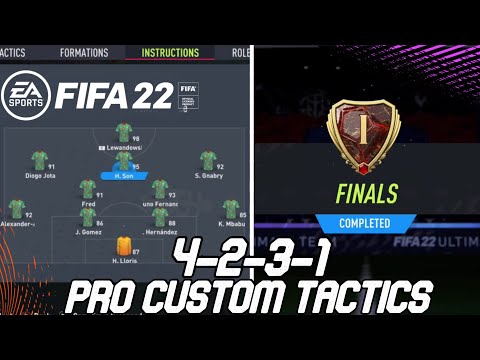 FIFA 22 BEST 4231 FORMATION PRO CUSTOM TACTICS POST PATCH! FUT CHAMPS Tactics & Instructions