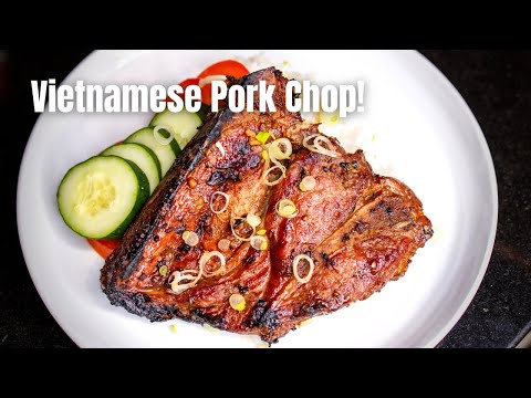 Vietnamese Style Marinated & Grilled Pork Chop - Easy, Flavorful & Healthy Dinner!