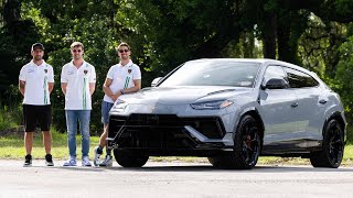 Lamborghini Road to Sebring: the drivers are here!