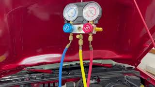 ❄️Chevy S10 AC Recharge & Hidden Blockage – Real DIY Fix with R134a!
