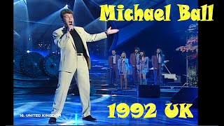 1992 United Kingdom: Michael Ball - One Step Out of Time (2nd place at Eurovision Song Contest)