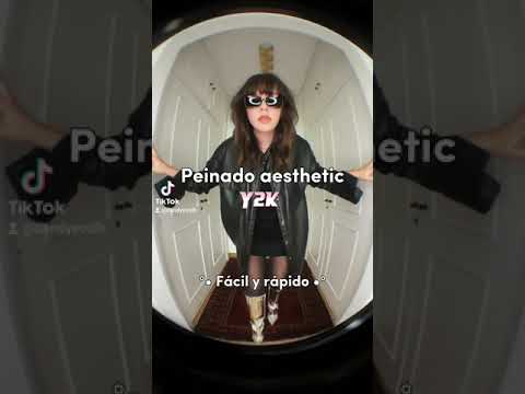 Peinado aesthetic 🦋 | y2k fácil #parati #viral #aesthetic