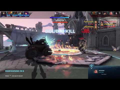 [Paladins] Quadra kill while dead - Tyra Burn Monster gameplay