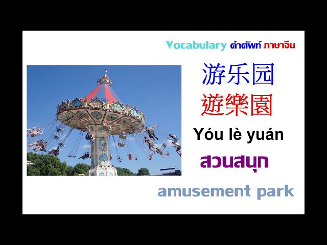 สถานที่ 2 คำศัพท์ภาษาจีน| หนีห่าวศัพท์จีน ep.5 |   Meiling Chinese vocabulary about Place