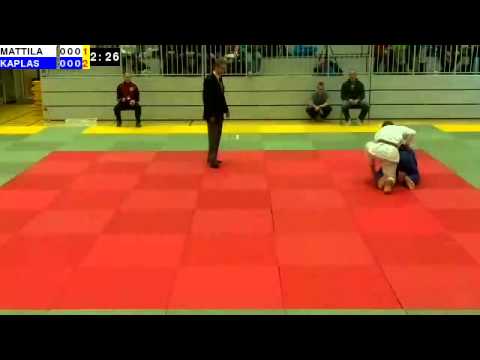 Judo U21 SM 2014: M21-73: MATTILA - KAPLAS