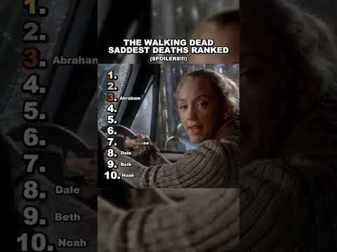 Top 10 saddest TWD deaths 😢  #thewalkingdead #tvshow #walkingdead